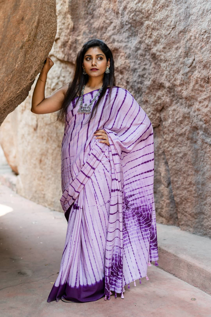 IZMA Holi Special Tie Dye Katan Silk Handloom Saree – Multicolour Festive Collection - Image 4