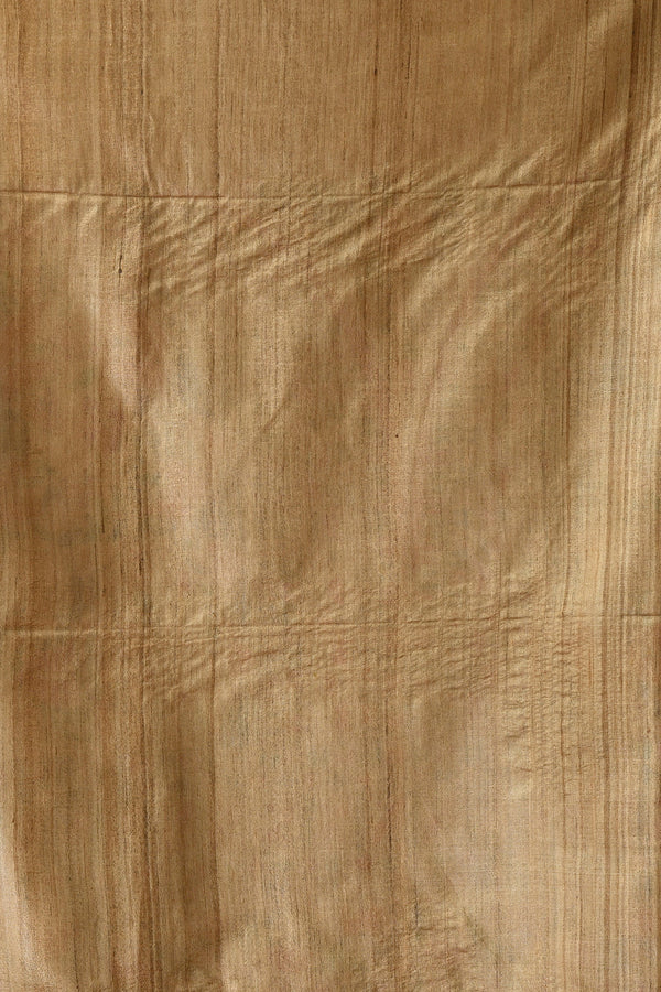 Izma Bhagalpuri Handloom Tussar Gicha Silk Saree with Madhubani Hand Painting | Pure Silk Mark Certified | Traditional Handcrafted Saree - Image 7