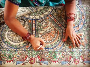 Madhubani Hand Painting