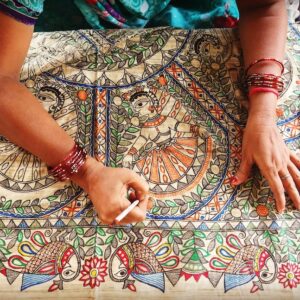 Madhubani Hand Painting